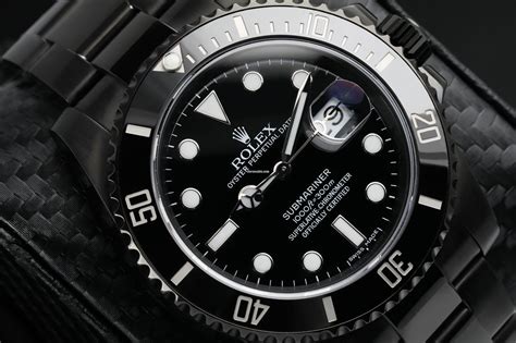 rolex schwarz beschichtet|Rolex submariner date watch.